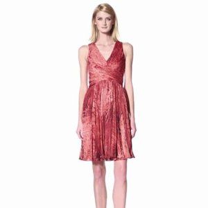 Halston Heritage Accordion Pleated Dress - Size 0